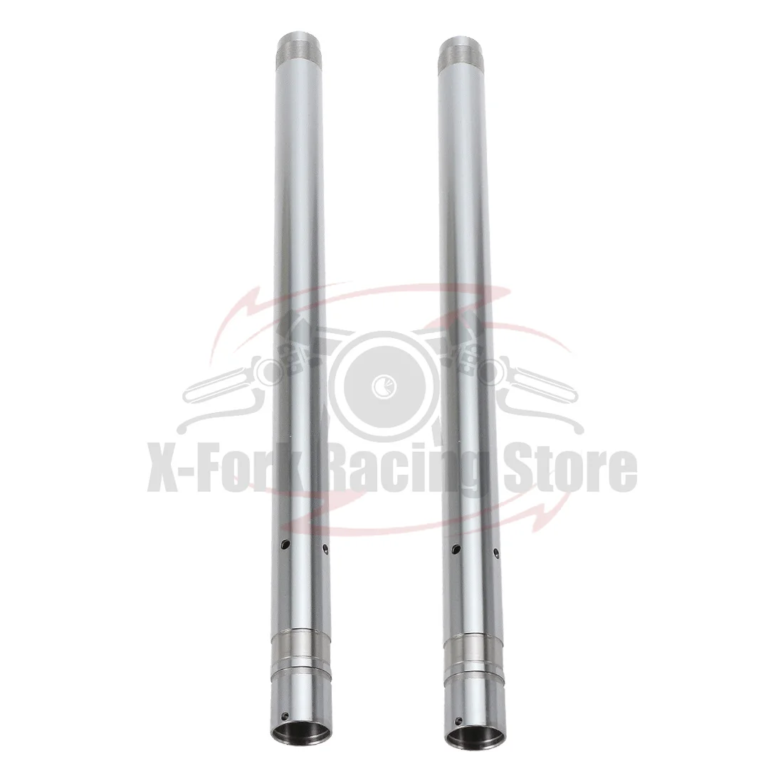 

Front Fork Inner Tubes Pipes Bars For Kawasaki ZX-4RR 2023-2024 Brake Suspension Shock Stem Pair 44013-0401 44013-0405 37x585mm
