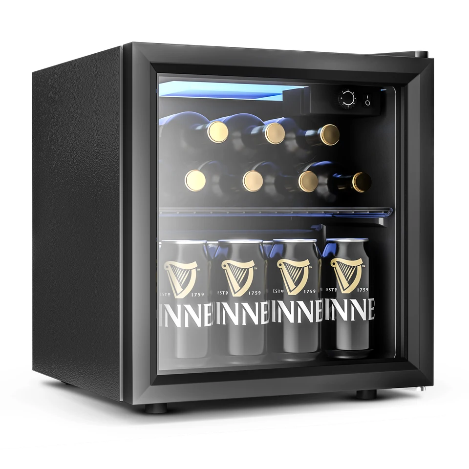 Vibekio Mini Beverage Refrigerator for Home and Office