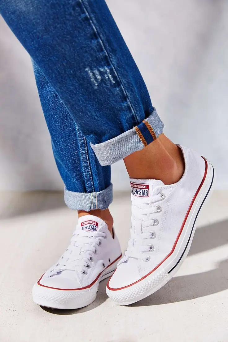 Zapatillas deportivas Converse para mujer, zapatos deportivos femeninos, color blanco| | -