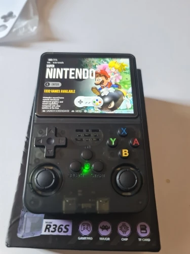 BOYHOM R36S consola de videojuegos portátil Retro sistema Linux pantalla IPS de 3,5 pulgadas R35s Pro reproductor de vídeo portátil de bolsillo juegos de 64GB photo review