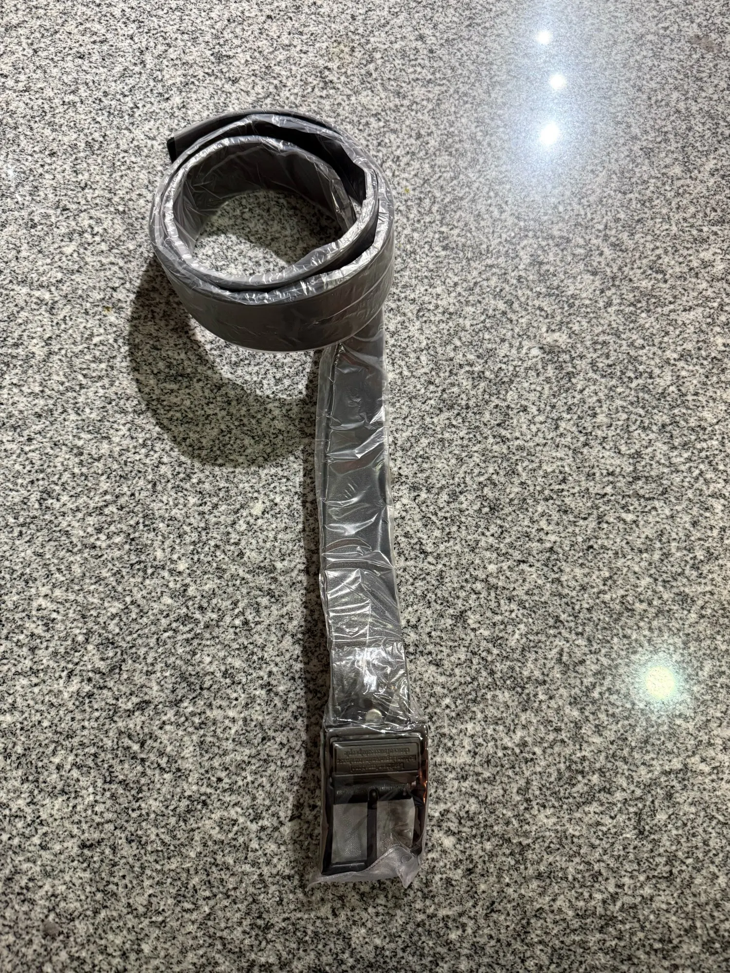 MIDNIGHT SOVEREIGN™ – Black Buckle Genuine Leather Belt photo review