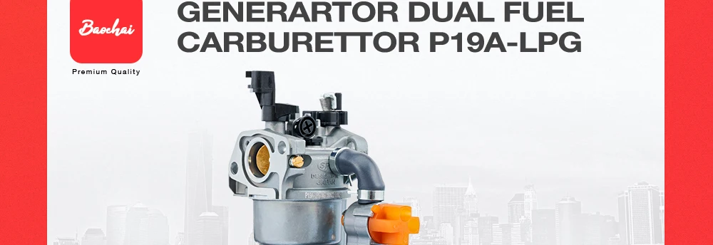 Description Picture 5 of itemER2500 2KW 168F Carburadores Gasoline Generator Parts Generators Petrol LPG Manual Carburetor Kit Assy
