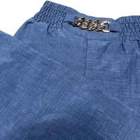High Waist Solid Color Wide Leg Pants 5