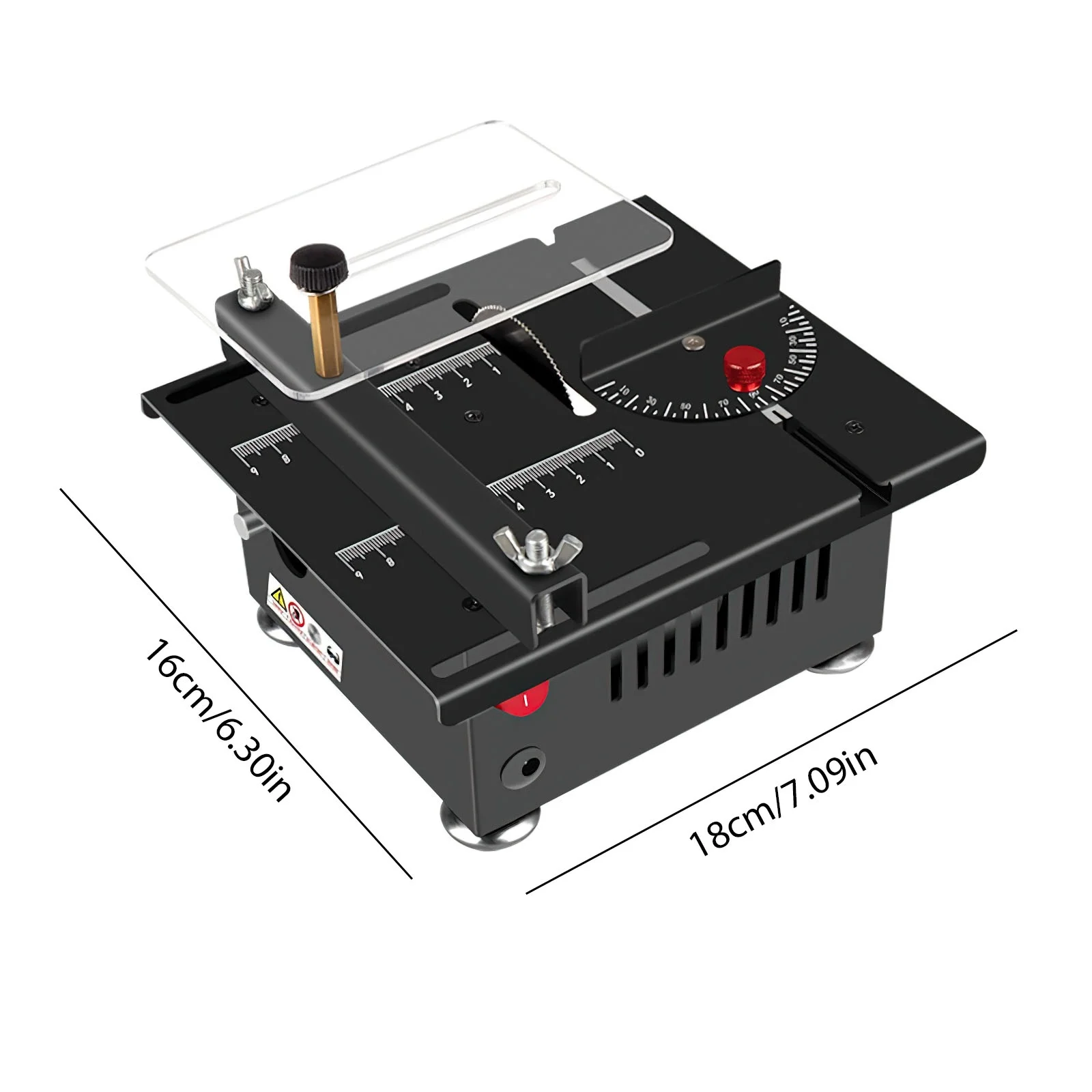 Scie de table mini 96W DC24V – Haute puissance, 7 vitesses réglables, lame 63 mm pour découpe DIY A719b5ab3e37e467fbe712b218c292543m