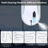 Robot Nettoyeur de Vitres Automatique à Pulvérisation d'Eau, Télécommandé, Électrique, pour Maison 6