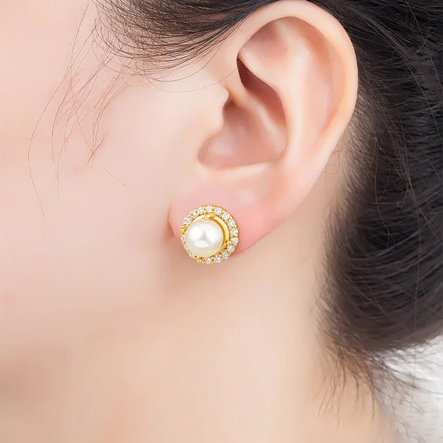 86948-00fa7f.jpg Nidin classique nouveau Design incrusté brillant cristal Zircon perle breloque boucles d'oreilles pour les femmes de mariage oreille bijoux accessoires