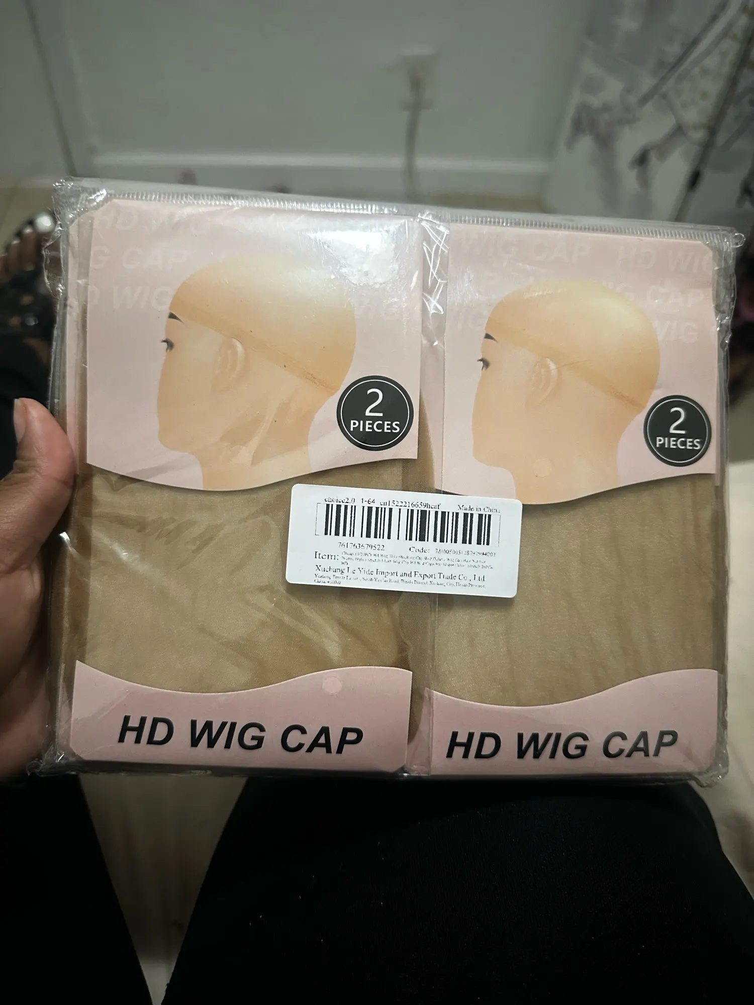 Cheap 10/20Pcs Hd Wig Thin Stocking Cap Wig Deluxe Wig Cap Hair Net For Weave Nylon Stretch Mesh Wig Cap Hd Wig Caps For Wigs photo review