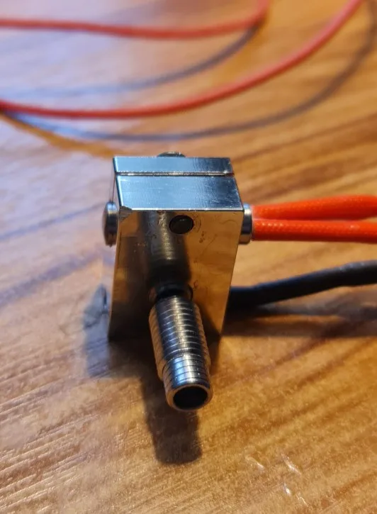 3Wthings Bloc Chauffant En Cuivre Et Laiton Pour Imprimante 3D V6 PT100