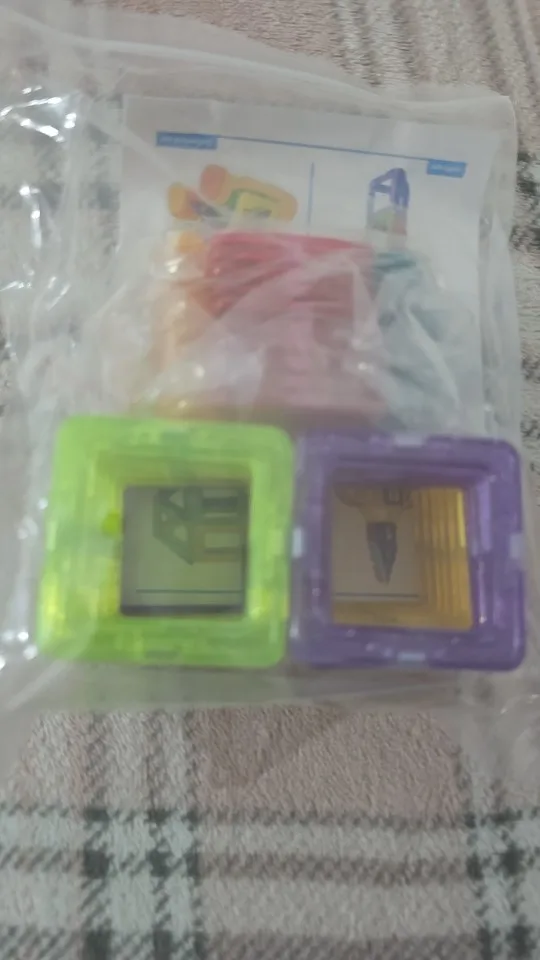 Bloques de construcción magnéticos de gran tamaño y tamaño Mini, juguetes magnéticos DIY para niños, juego de construcción de diseñador, regalos para niños, juguetes photo review