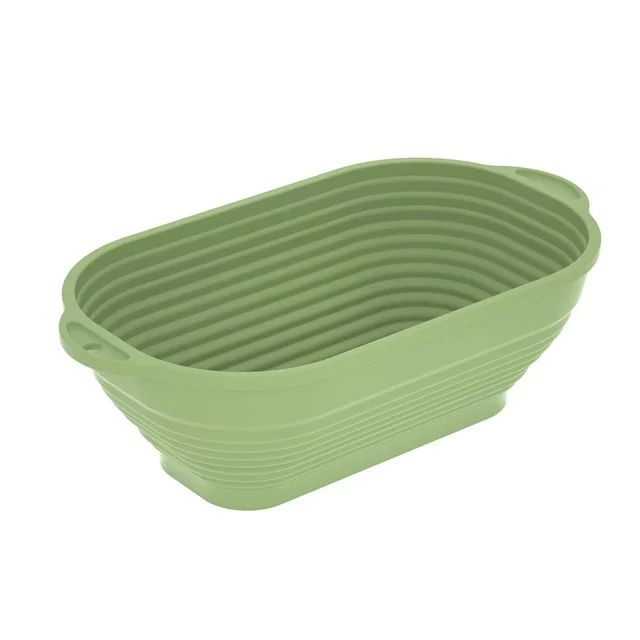 Silicone Bread Basket Baking Dessert Oval Dough Bread Proofing Baskets Collapsible Storage Fermentation Sourdough Basket Kitchen Silicone Bread Basket Baking Dessert Oval Dough Bread Proofing Baskets Collapsible Storage Fermentation Sourdough Basket Kitchen