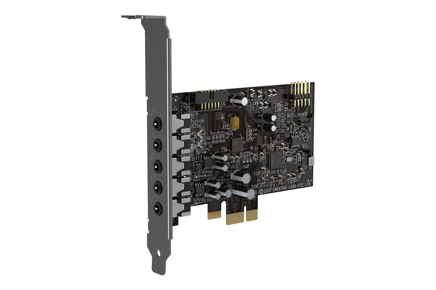 CREATIVE Sound Blaster Audigy Fx V2 לשדרוג היי-res הפנימי PCI-e כרטיס קול עם 5.1 בדיד היקפי וירטואלי, מצב סקאוט