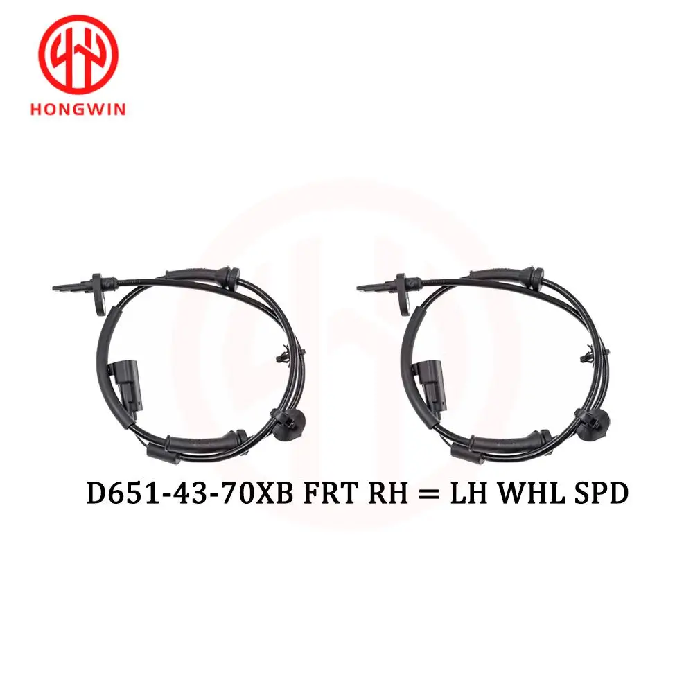 Front Rear Left Right Wheel Speed ABS Sensor D651-43-70XB D651-43