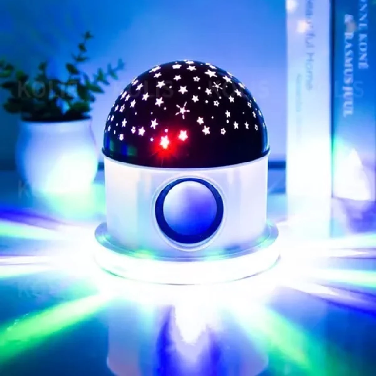 Mini Alicante Coloré Led Étoile Abat-Jour Bluetooth Boule Magique Blanc Lt-8003
