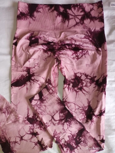 Tie Dye Push Up Workout Leggings For Women