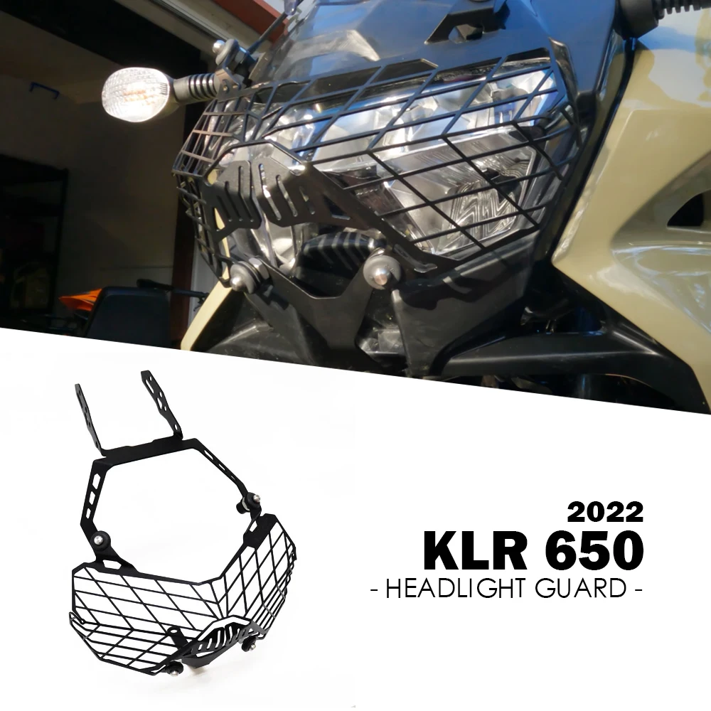 Klr 650 Accessories For Kawasaki Klr650 Motorcycle Headlight Guard Grille Head Light Cover