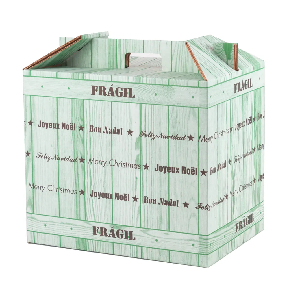 Pack of 10 cardboard boxes for lot and Christmas baskets. Batch with