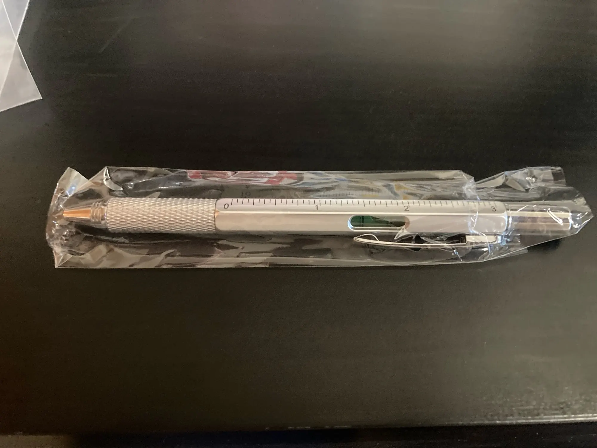 Bolígrafo multifuncional 7 en 1, lápiz capacitivo para pantalla táctil con destornillador, regla, medidor de nivel, bolígrafo recargable, herramienta photo review