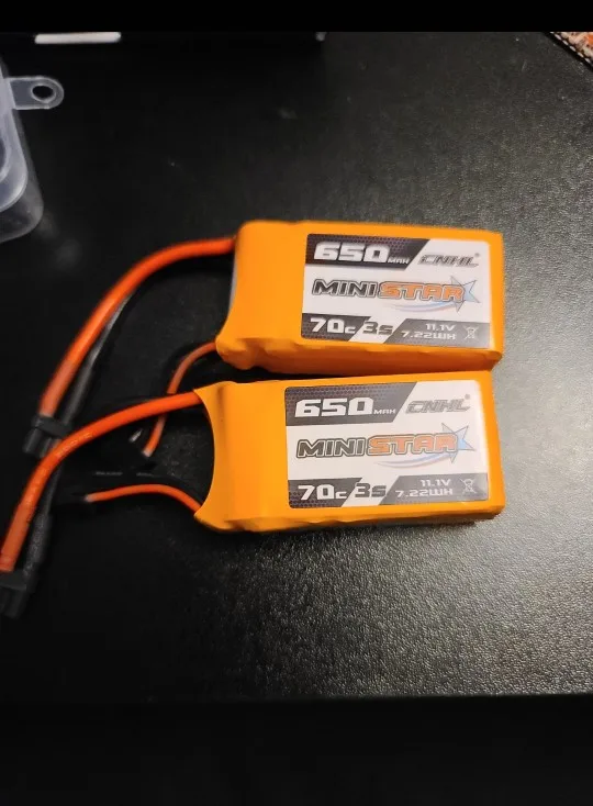 2PCS CNHL 3S 4S 11.1V 14.8V Lipo Battery 650mAh 850mAh 70C MiniStar With XT30 XT60 Plug For RC FPV Drone Quadcopter Airplane photo review