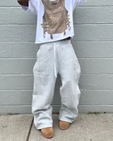 Casual Loose Straight Leg Pants Striped 2025 Summer Fashion Trend Brand Street Hip-hop Jogging Men's Women's Harajuku Sweatpants 5