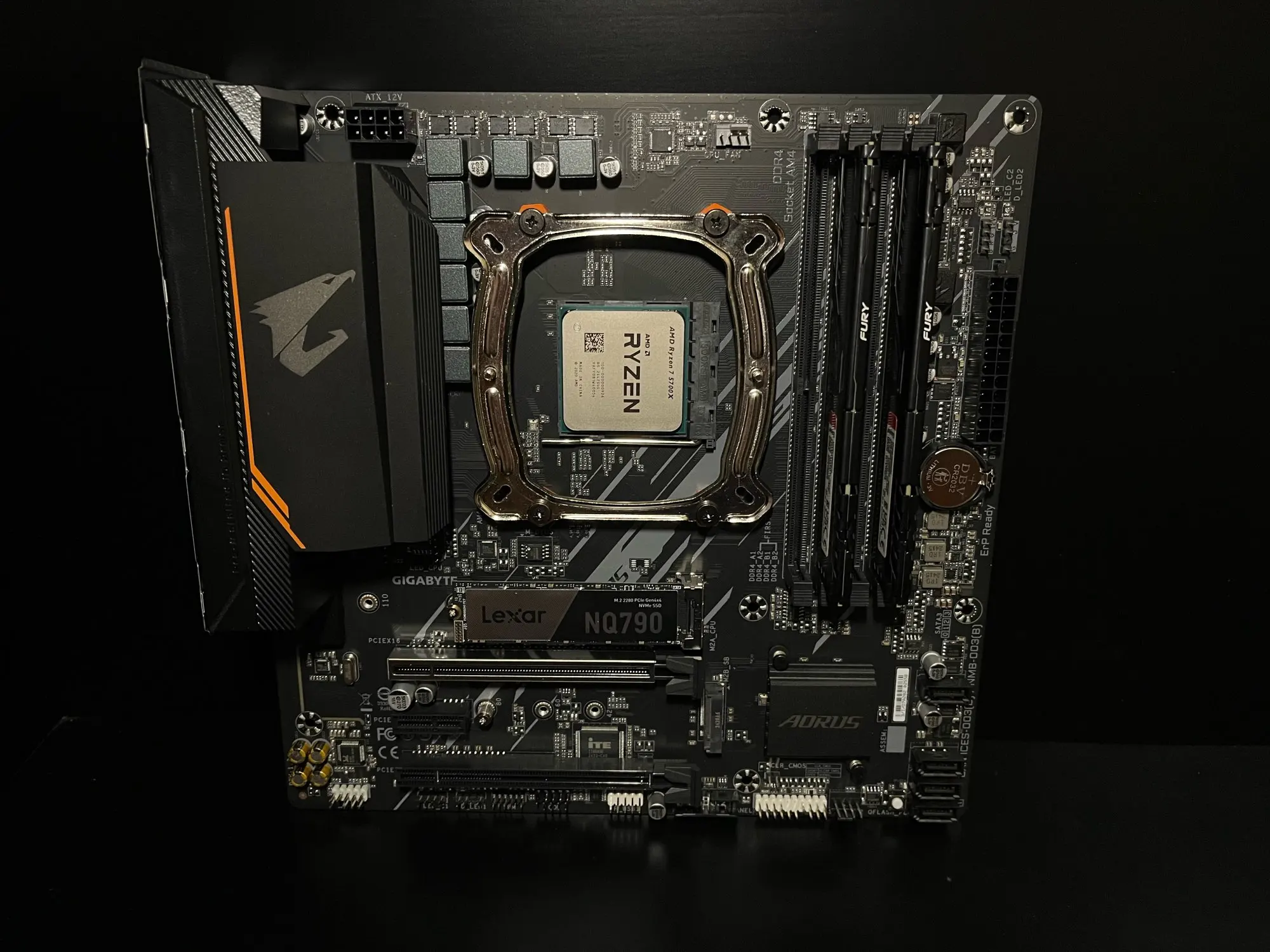 AMD Ryzen 7 5700X New R7 5700X 3.4 GHz Eight-Core 16-Thread CPU