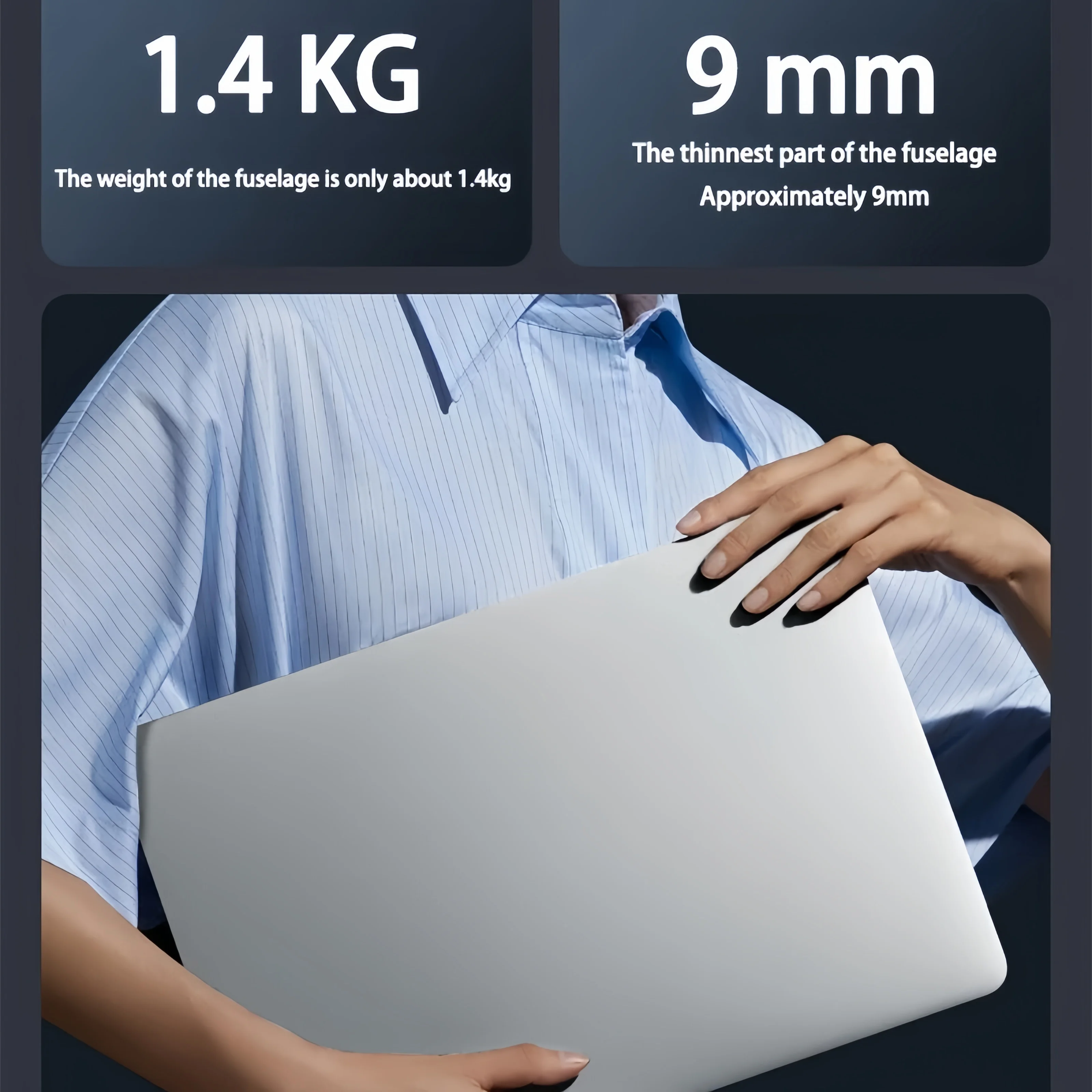 YEPO 15.6" Ultra Slim Laptop 16GB RAM 2TB SSD Intel N5095 Notebook Gamer 1920*1080 Display Office Study Computer PC Windows 11 4