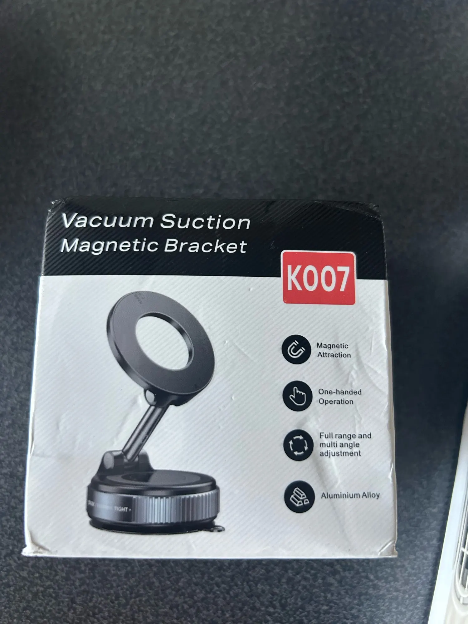 Magnetic Car Phone Holder 360° Rotation Folding With Vacuum Suction Cup For iPhone 12-16 Series Car/Gym/Driving Phone Holder photo review