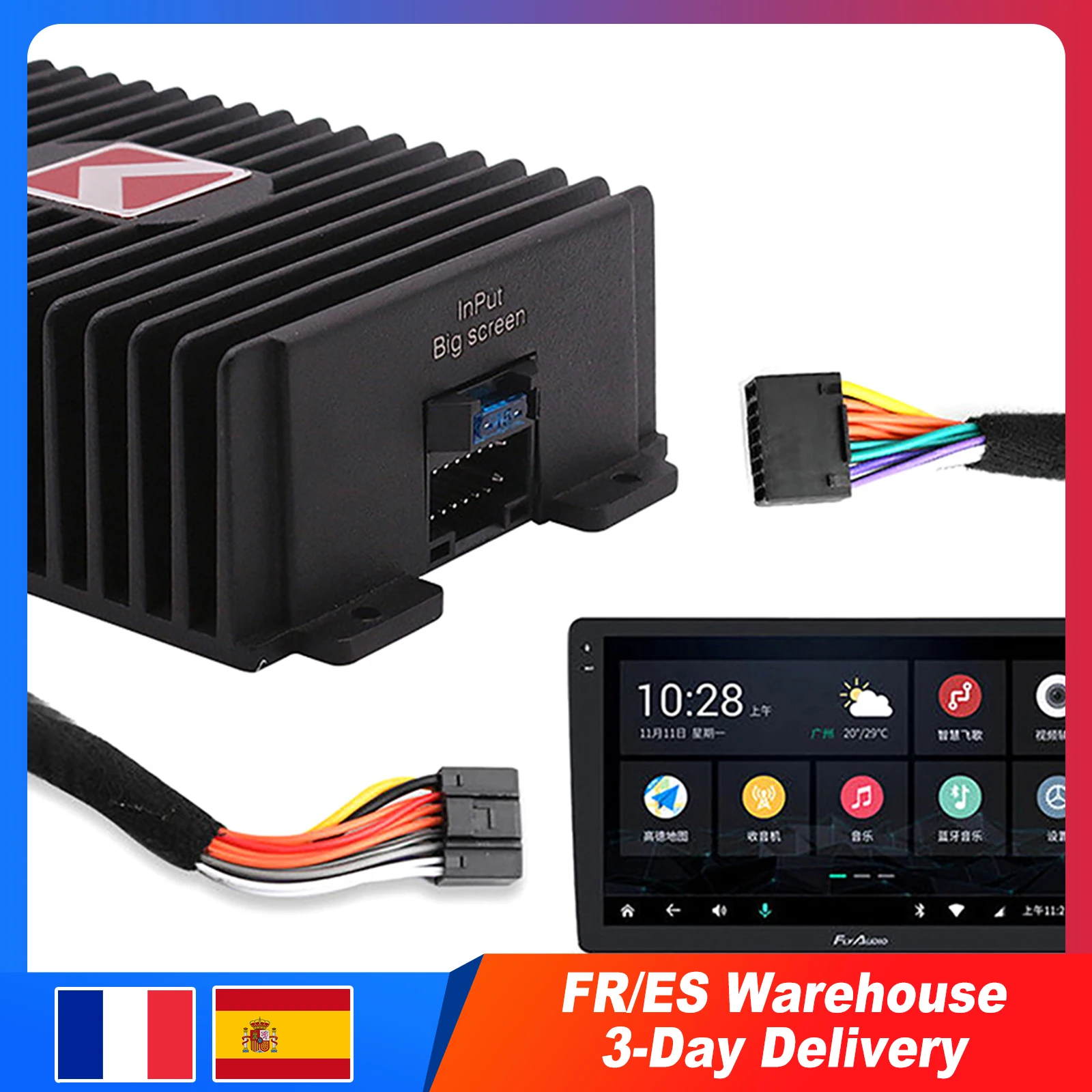 AutomotiveDSPAmplifierHighFidelityBoosterAudioDigitalSound