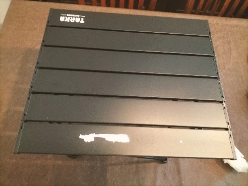 TARKA-mesa plegable para acampar al aire libre, mesa portátil de aluminio ultraligera de alta resistencia para Picnic y barbacoa photo review