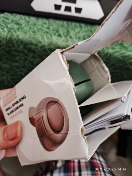 Whirlwind Leafless Fan With Portable Button Design USB Charging