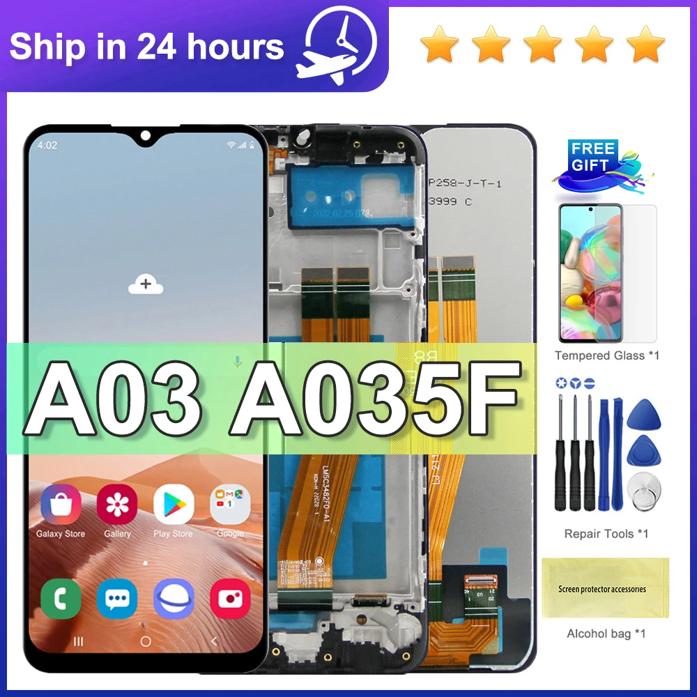 

6.5'' For Samsung A03 LCD A035F A035FD SM-A035F/DS display Touch Screen Digitizer Assembly For Samsung A035 LCD