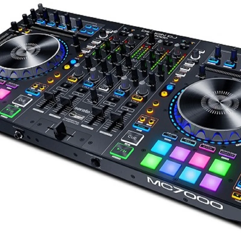 Authentic Denons DJ MC7000 4-Channel Serato DJ Controller Digital Mixer with Dual USB
