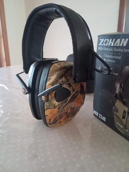 ZOHAN Tactical Electronic Earmuff for Hunting shooting headphones Noise reduction Hearing Protective Ear Protection NRR 22db