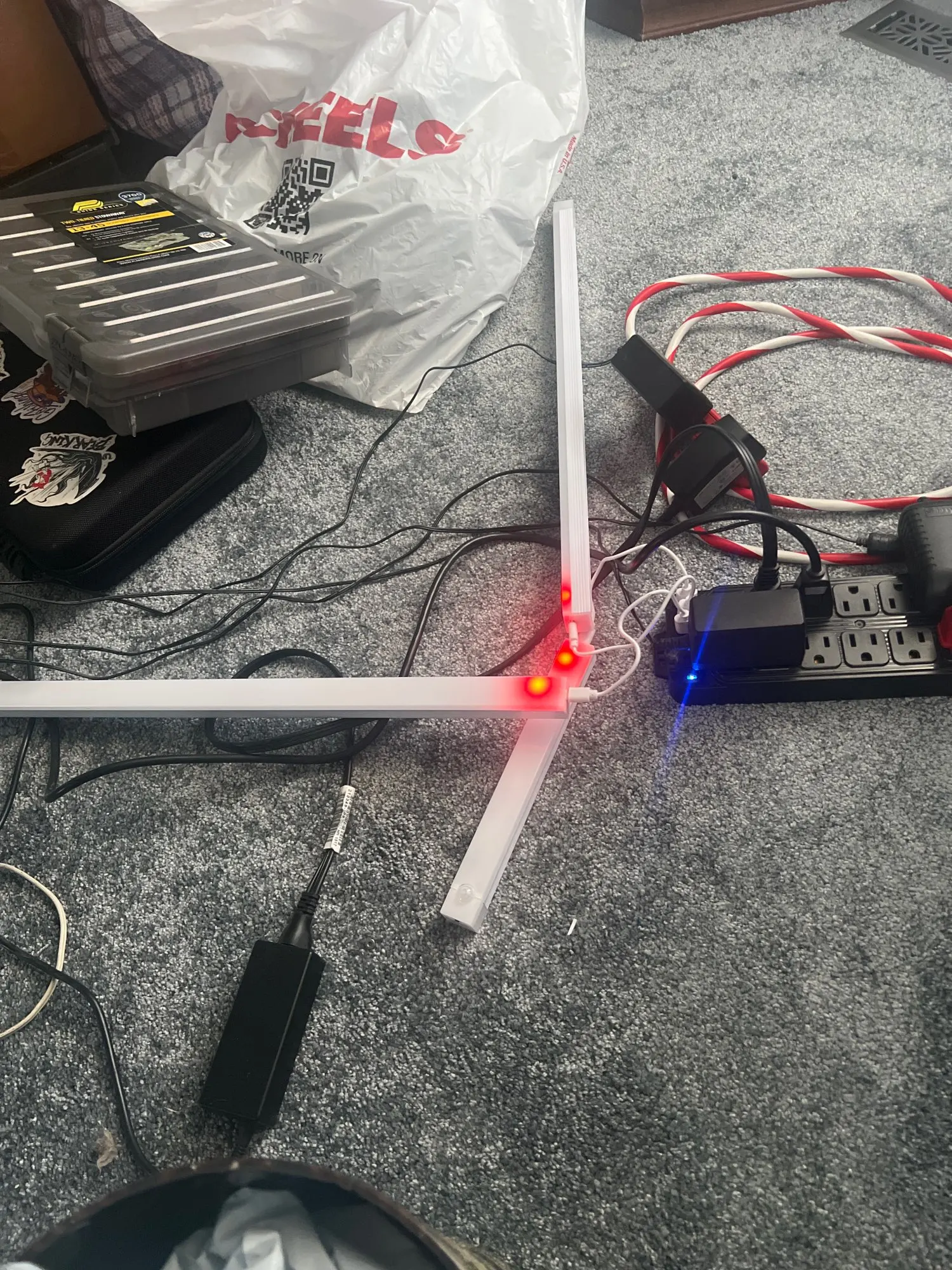 LED Motion Sensor Bar Light Rechargeable Induction Night Light Portable Cordless Magnetic Cabinet Lamp photo review