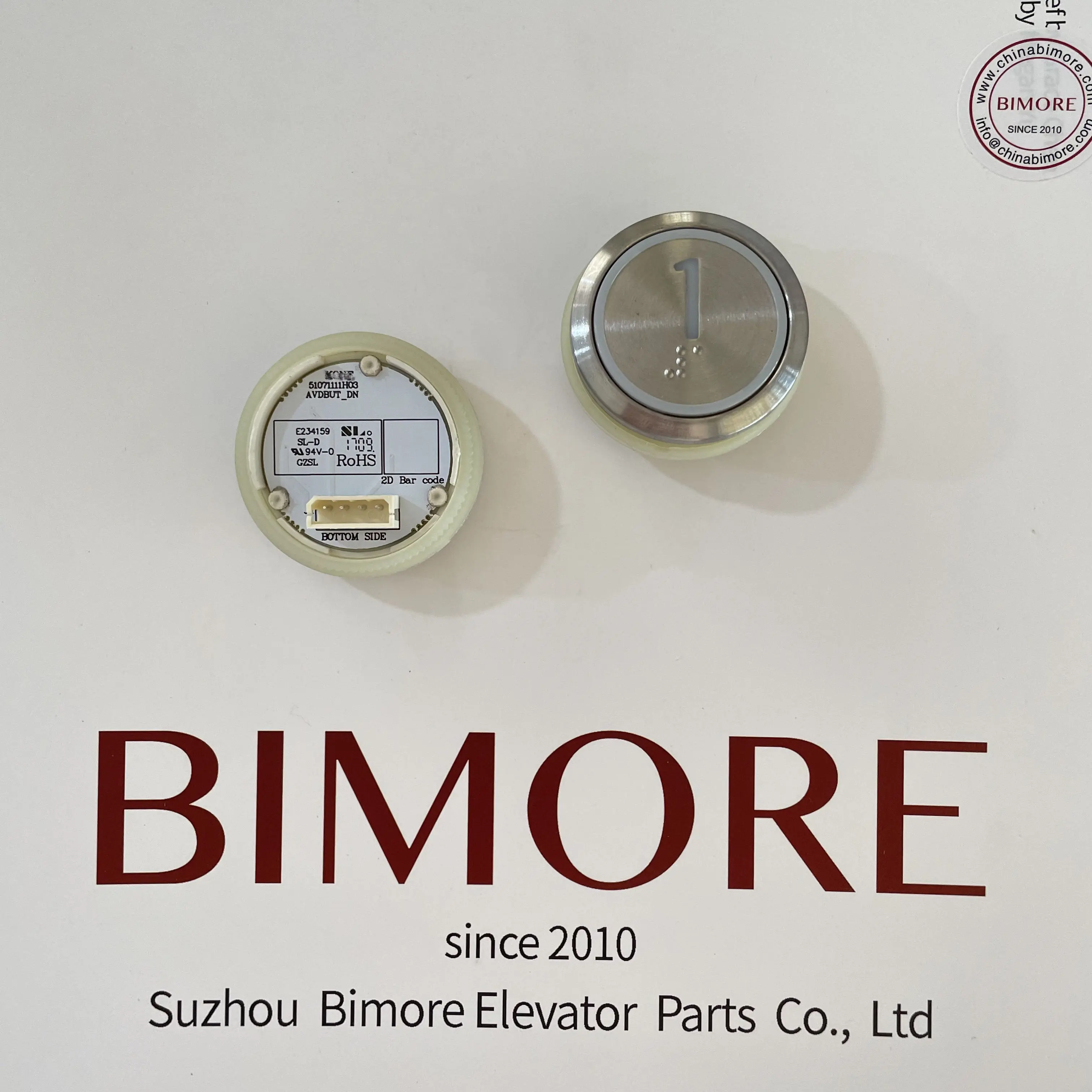 Elevator Push Button KM51071111H03 Round with Braille Use for Kone