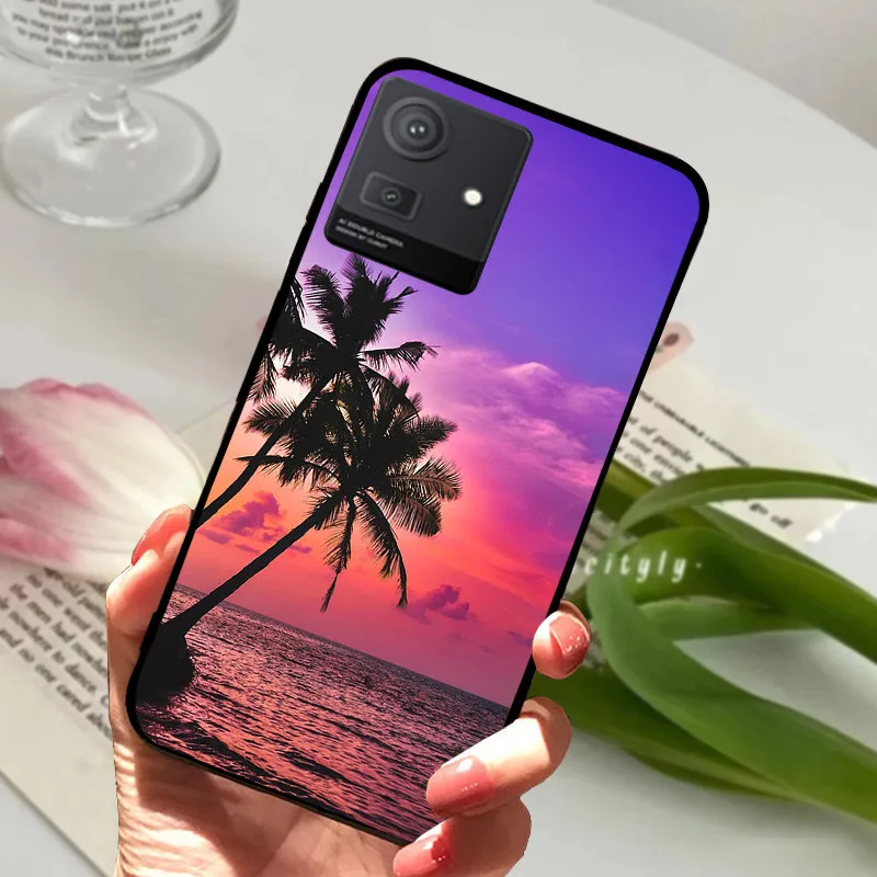 Shockproof Soft TPU Silicone Phone Case with Cartoon Matte Design