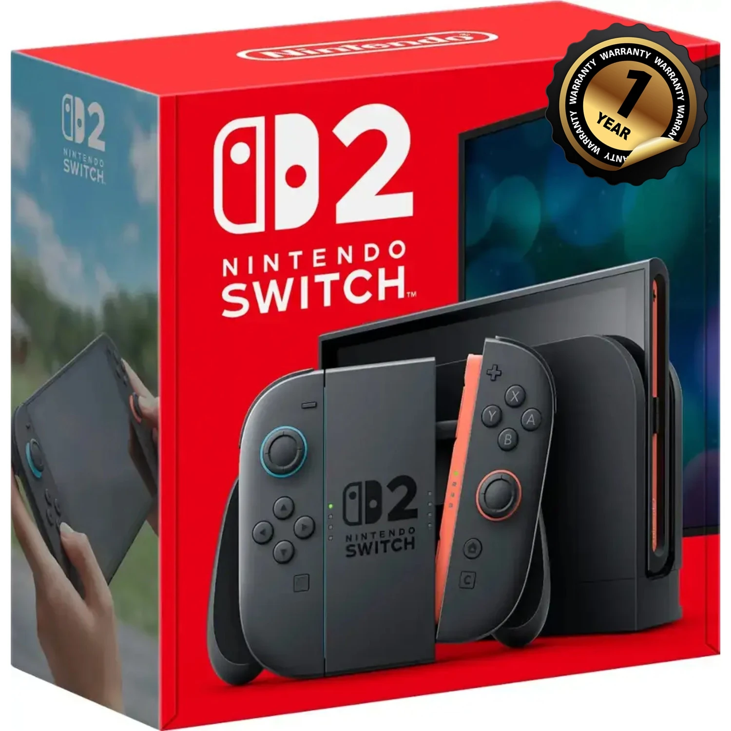 Opciones de paquete mundial de Nintendo Switch 2 multipestán y Mario Kart-versión de Hong Kong (cargador HK con adaptador de enchufe HK a EE. UU.) - Imagen 2