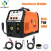 NEW HITBOX Mig Welder Aluminum Welding Synergy Control Stainless Steel Iron Steel Welder 220V MIG ARC TIG MIG 200II 1