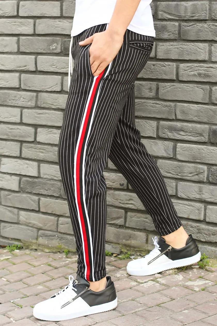  FXZMJN Pantalones de mezclilla ajustados a cuadros