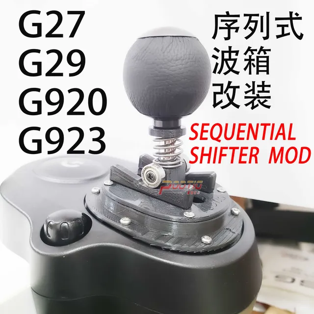 Enhance Your Sim Racing Experience with the PODTIG Sequential Shifter Mod