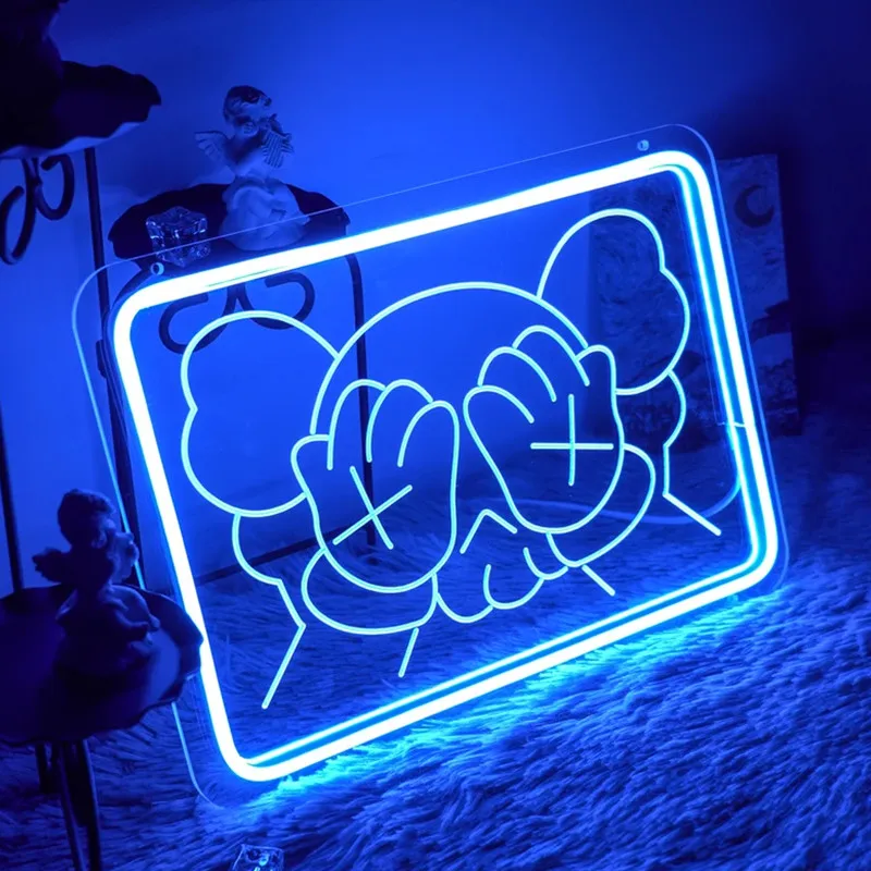 

Morden Decorative LED Neon Sign, Personalized Neon Light for Room Decoration, Anime Lamp Wall Decor, Birthday Gift for Boys