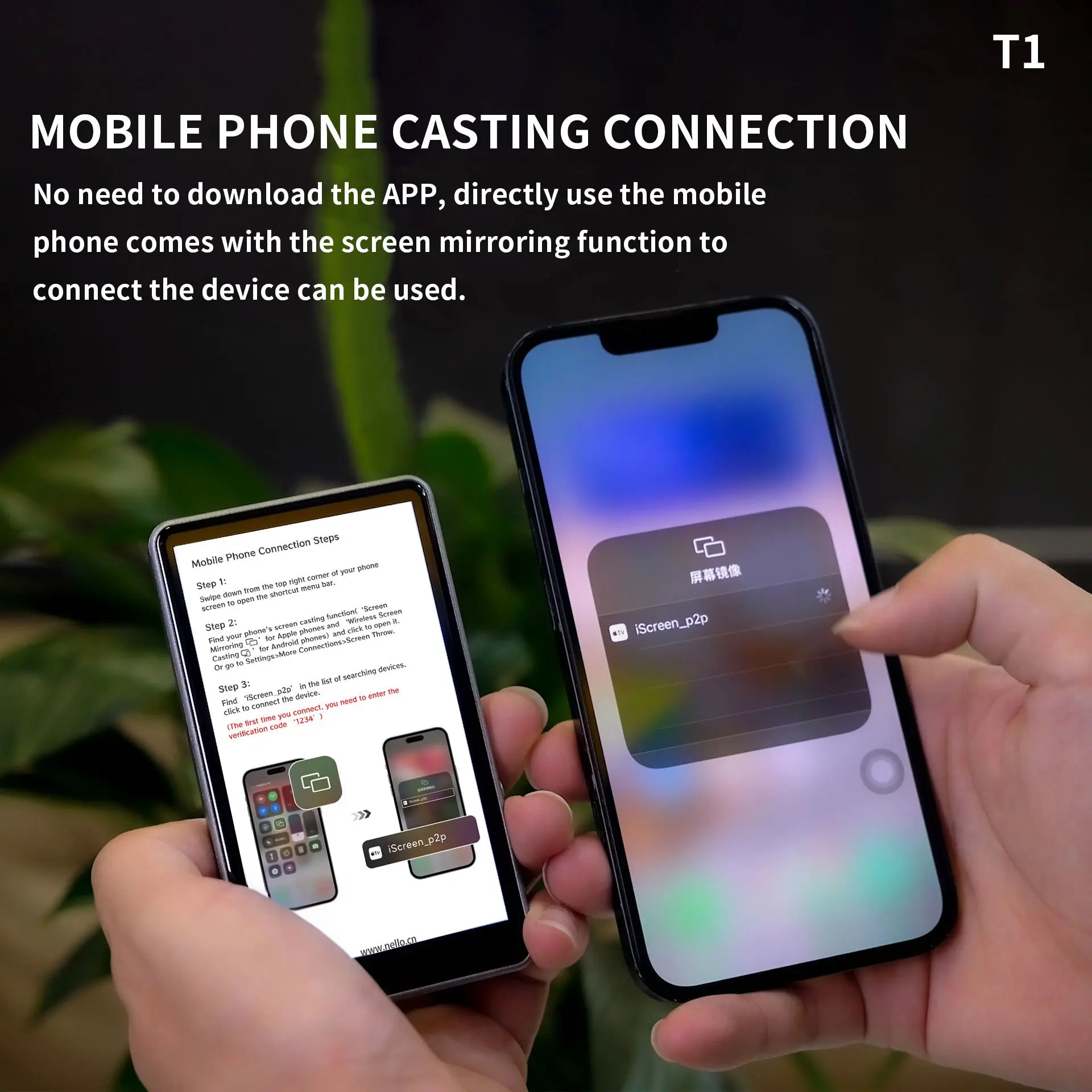 Schermo monitor per smartphone Fotocamera posteriore Schermo monitor selfie magnetico wireless per flusso live Vlog - immagine 6