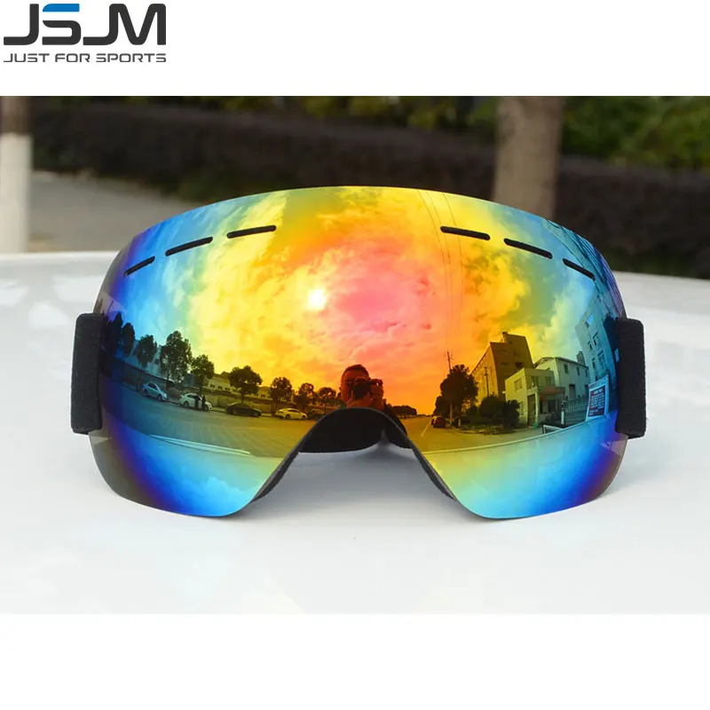 JSJM 2022 New Ultra-Light Anti-Fog Ski Goggles Snow Snowboard Glasses  Snowmobile Winter Outdoor Eyewear Sports Ski Goggles UV400
