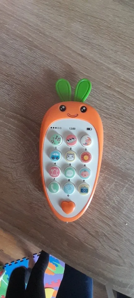 Phone Toy Music Sound Simulation with Teether for Sleepy Kids photo review