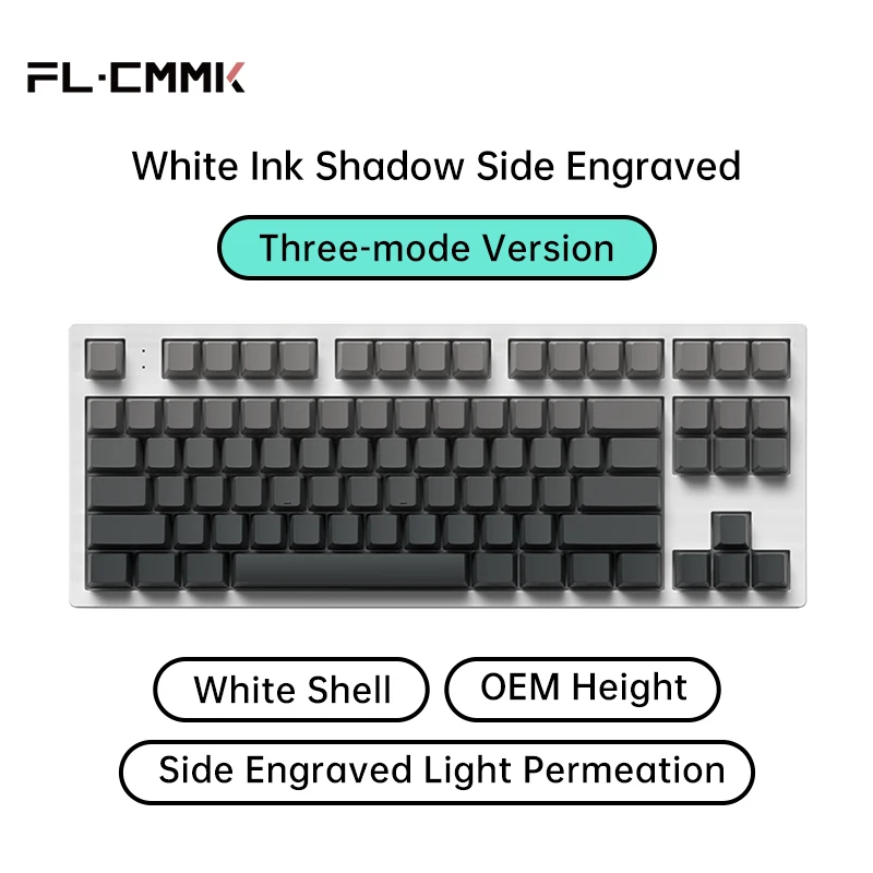 FL·ESPORTS MK870 Wireless Mechanical Keyboard 87 Keys Hot