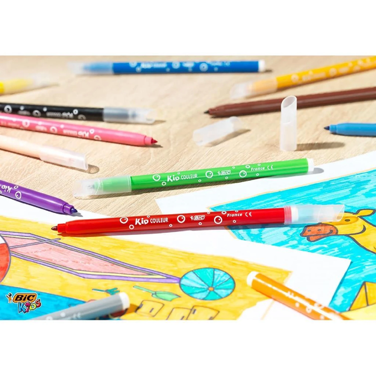 BIC Color Up Colouring felt Pens - , Pack of 24