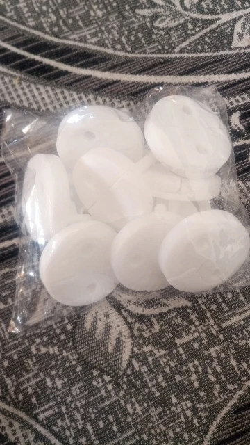 10pcs Anti-Shock Socket Covers - European Regulations Safety Covers for Power Outlets photo review