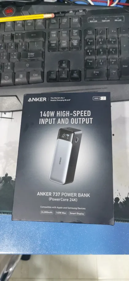 Anker 737 Power Bank 24000mAh 140W Powerbank 3-Port Portable