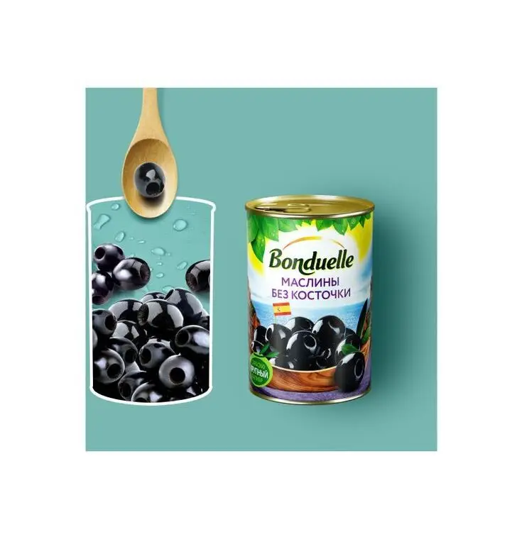 Рисунок 4 - Упаковка 12 банок Маслины Bonduelle