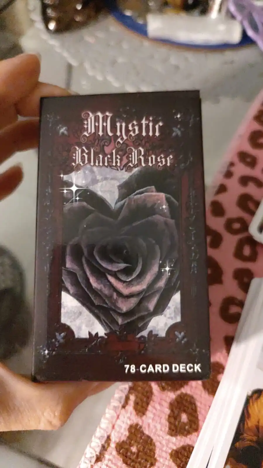 thumbnail image 2 of Tarot Card Deck, 78 Tarot Cards, Beginner Tarot Deck, Red Rose Tarot Deck Divination Cards Tarot Gift 2 of 12