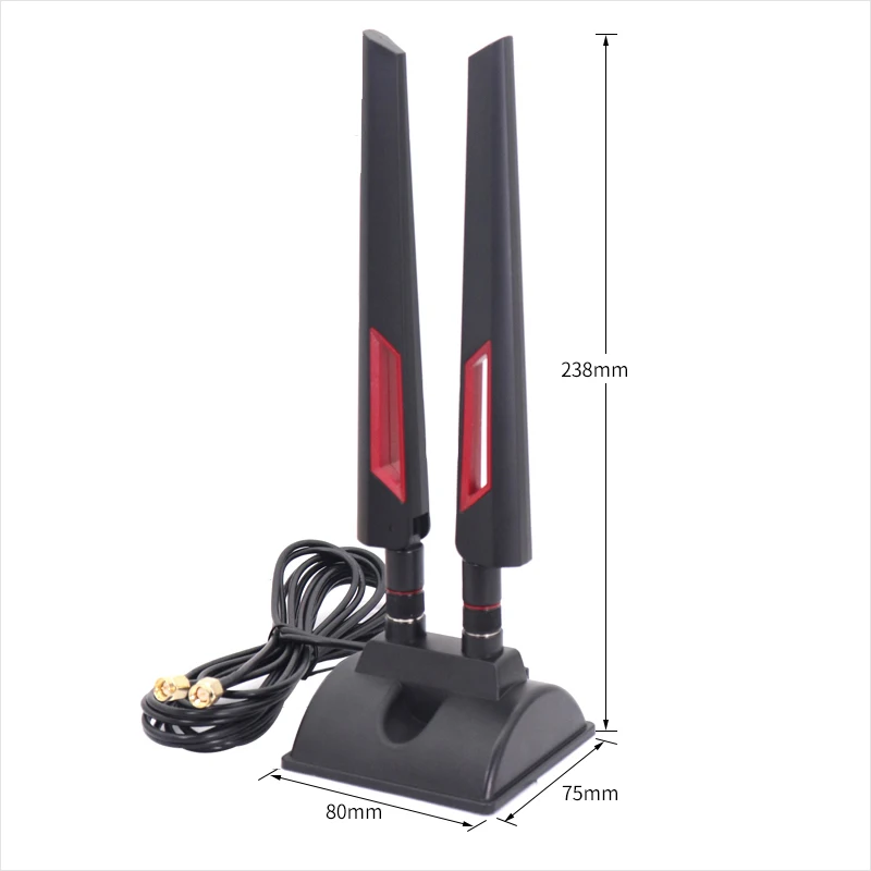 5G WiFi external antenna, TS9 SMA magnetic base, used for remote mobile phone routers, modems, network cards, signal amplifiers